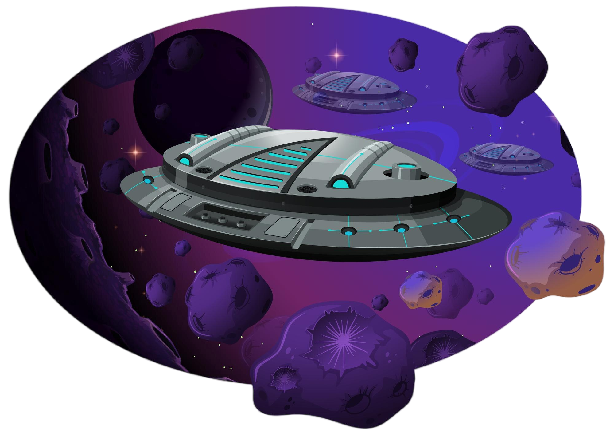 Ein Ufo in der Galaxie